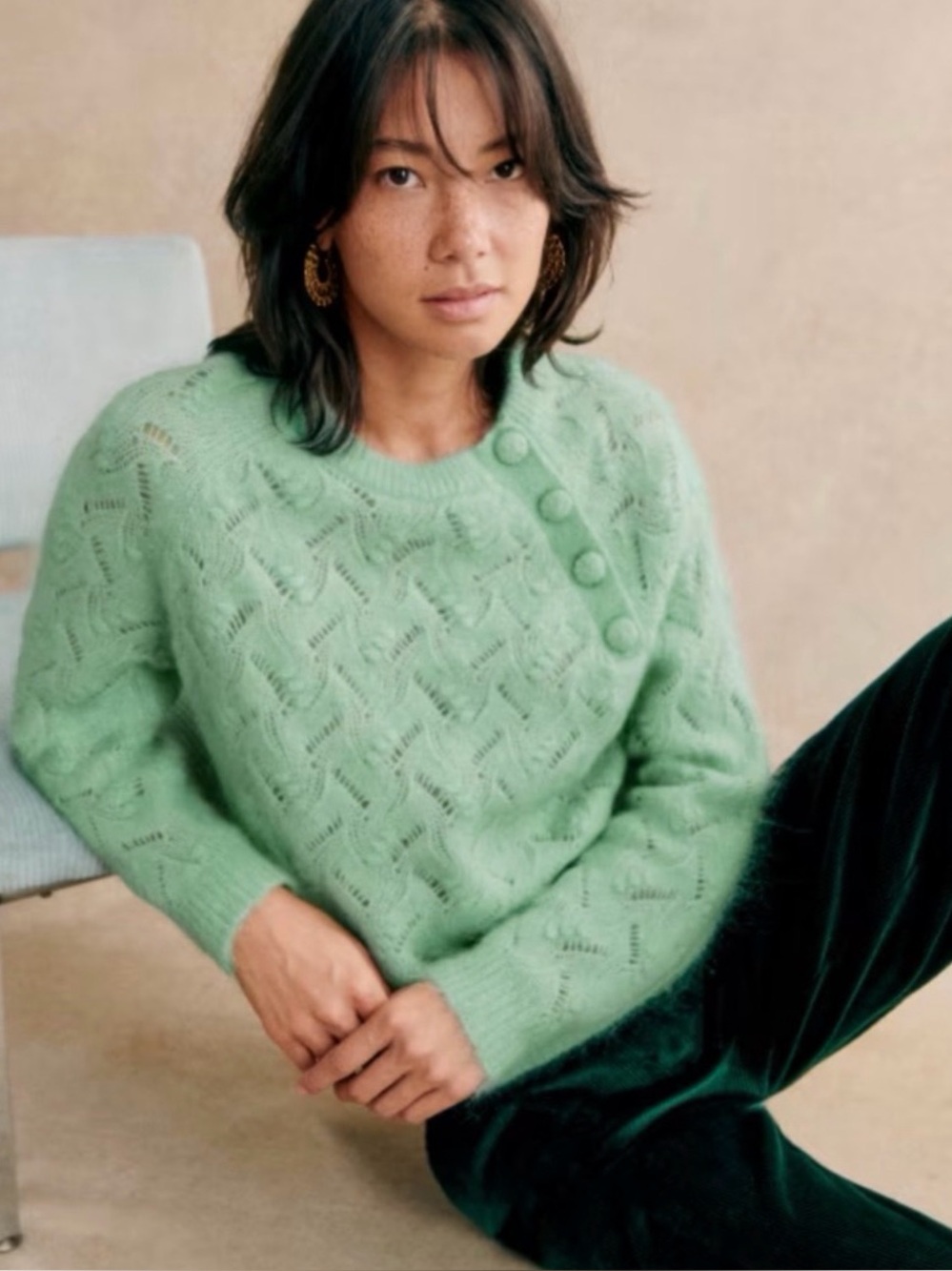 Sezane Poppy Jumper Sweater NWOT